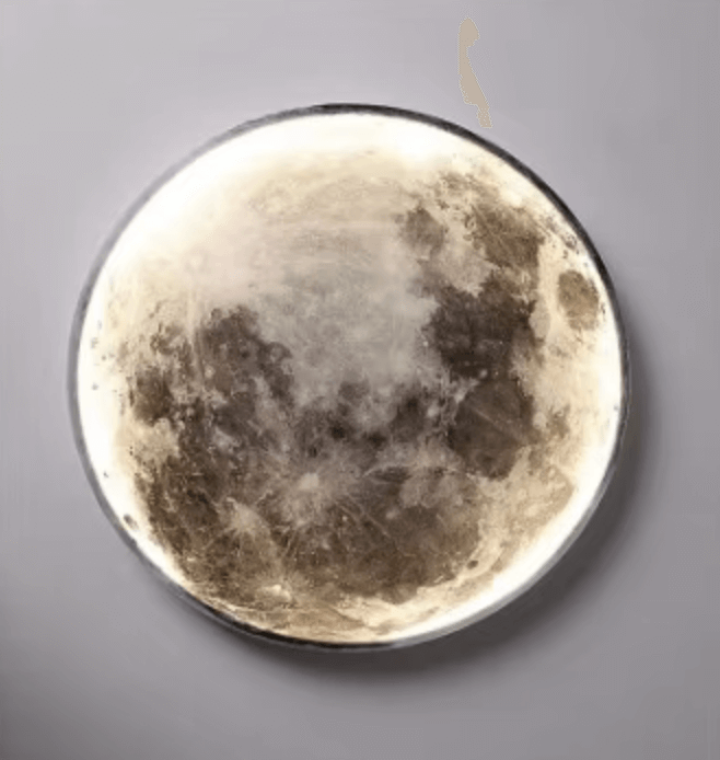 Moon Wall Light providing dimmable, atmospheric lighting with a magical lunar design for relaxation and ambiance.