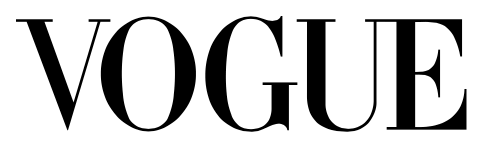 Vogue logo in black and white, iconic fashion magazine branding 📖✨